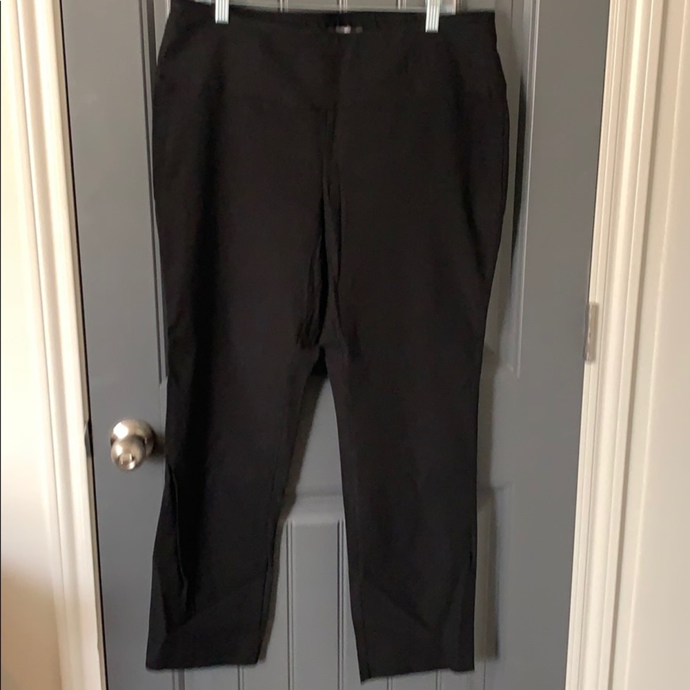 Slacks/pants.